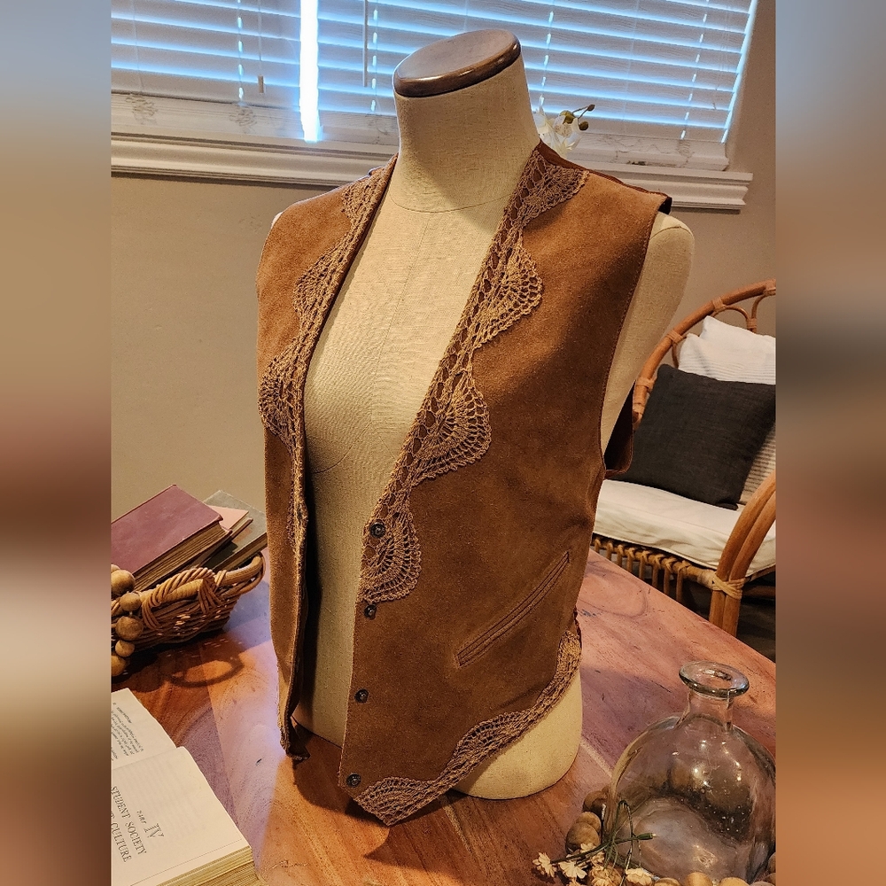 Vintage Suede Vest